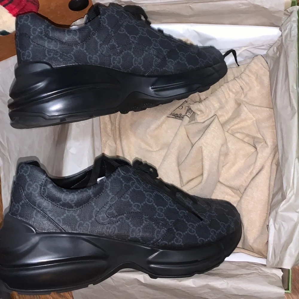 Gucci Black Rython Shoes - Picture 3 of 5